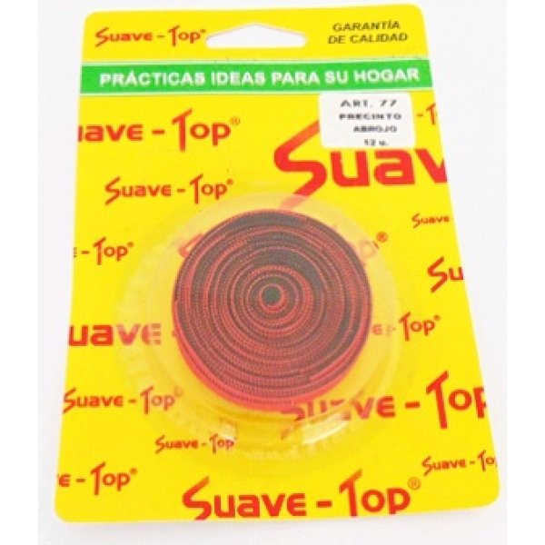 Precinto Abrojo Negro / Rojo X 12U