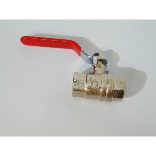 Llave Paso Esferica Cromo 1/2