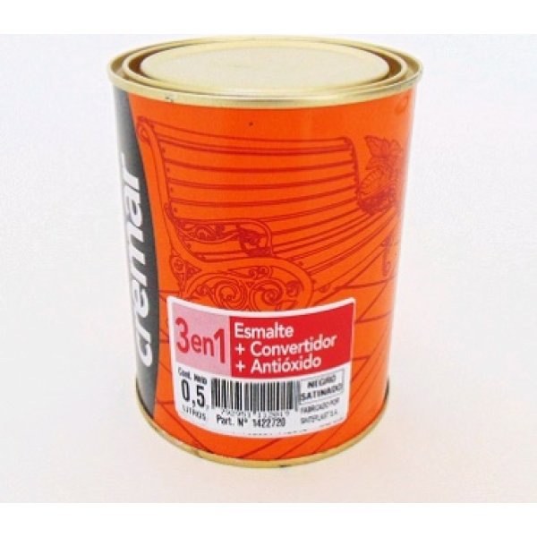Sintetico Brillante Negro 0.9Lt Cremar