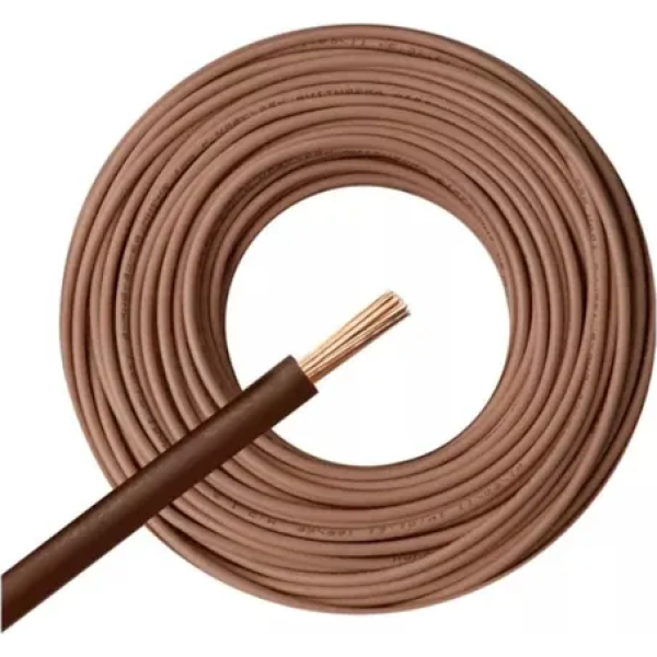 Cable Unipolar C4 1X2.5 Marron X Mt Homologado - Presentación: 100 Unidades